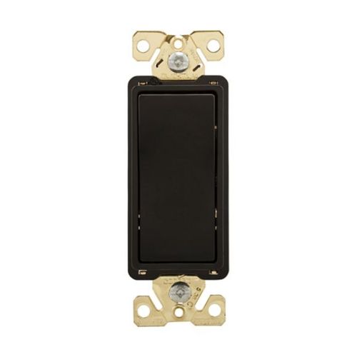 Main product image of Ezlink Modular Decorator Switch, 20 A, 120-277 Vac, 60 Hz, Single-Pole, Three-Wire, Black, EZ7621BK