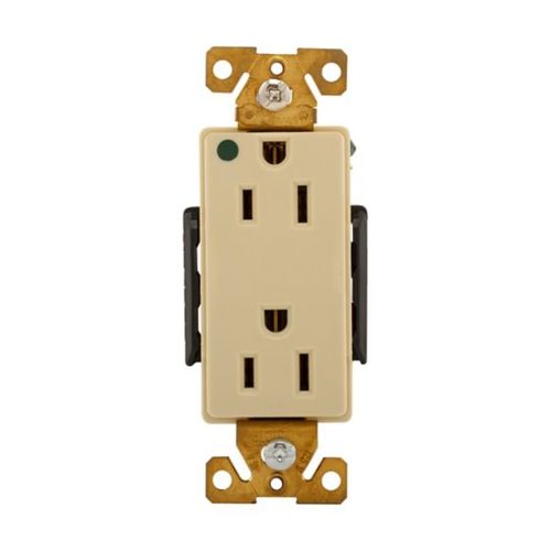 Main product image of Ezlink Modular Decorator Hg Receptacle, 15 A, 125 Vac, 60 Hz, Ivory, Three-Wire, EZ8262V