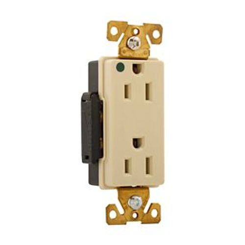 Main product image of Ezlink Modular Decorator Hg Receptacle, 15 A, 125 Vac, 60 Hz, Ivory, Three-Wire, EZ8262V