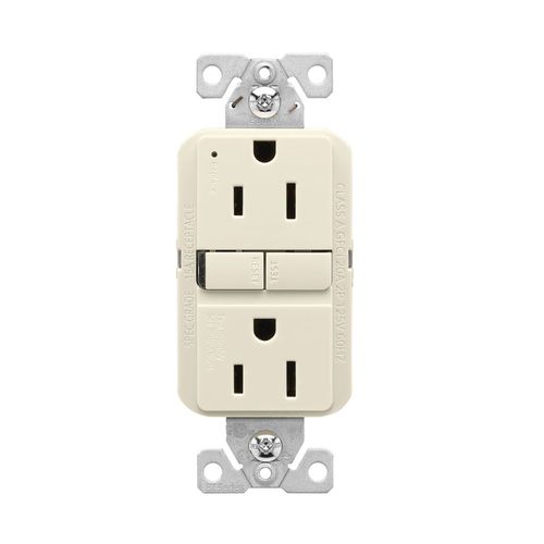 Main product image of Ezlink Modular Gfci, 15 A, 125 Vac, 60 Hz, Light Almond, Three-Wire, EZGF15LA