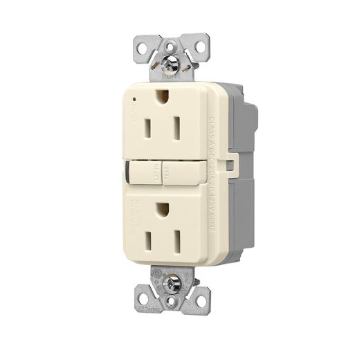 Main product image of Ezlink Modular Gfci, 15 A, 125 Vac, 60 Hz, Light Almond, Three-Wire, EZGF15LA