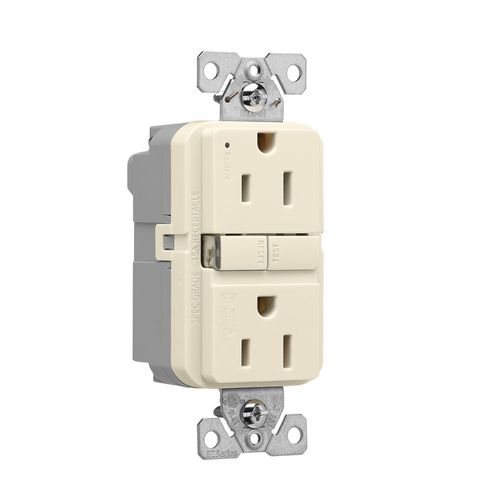Main product image of Ezlink Modular Gfci, 15 A, 125 Vac, 60 Hz, Light Almond, Three-Wire, EZGF15LA