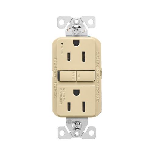 Main product image of Ezlink Modular Gfci, 15 A, 125 Vac, 60 Hz, Ivory, Three-Wire, EZGF15V