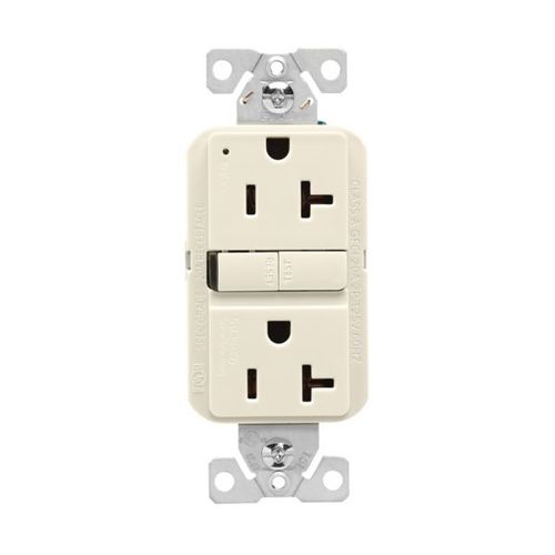 Main product image of Ezlink Modular Gfci, 20 A, 125 Vac, 60 Hz, Light Almond, Three-Wire, EZGF20LA