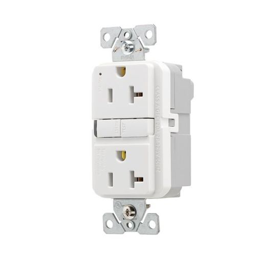 Main product image of Ezlink Modular Gfci, 20 A, 125 Vac, 60 Hz, White, Three-Wire, EZGF20W