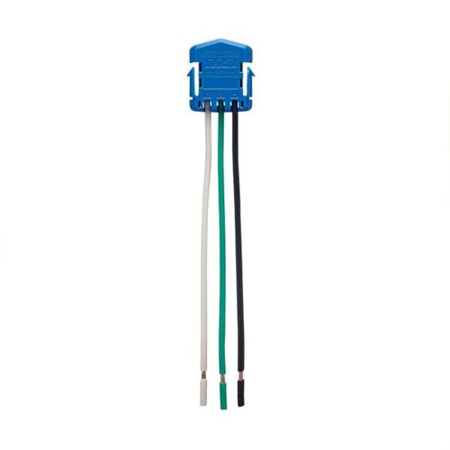 Main product image of Ezlink Modular Receptacle Connector, 20 A, 125 Vac, 60 Hz, Solid, Three-Wire, Blue, EZRCSOL