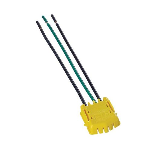 Main product image of Ezlink Modular Switch Connector, 20 A, 125 Vac, 60 Hz, Single-Pole, Solid, 3-Wire, Yellow, EZSPSWSOL