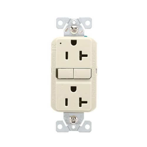 Main product image of Ezlink Modular Gfci, 20 A, 125 Vac, 60 Hz, Light Almond, Three-Wire, Tamper-Resistant, EZTRGF20LA