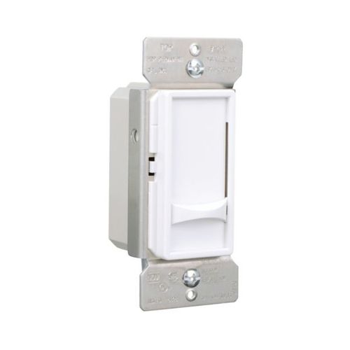 Main product image of Univ Full Slide Dimmer Sp 150W Led White, 60 Hz, 120V, Single Pole, Flush, FSUL06-W-KB-L