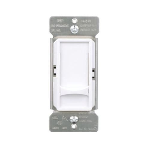 Main product image of Univ Full Slide Dimmer Sp 150W Led White, 60 Hz, 120V, Single Pole, Flush, FSUL06-W-KB-L