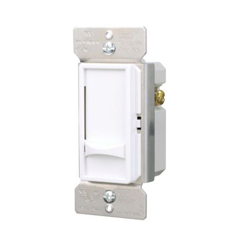 Main product image of Univ Full Slide Dimmer Sp 150W Led White, 60 Hz, 120V, Single Pole, Flush, FSUL06-W-KB-L