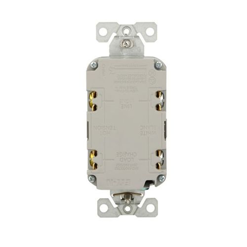 Main product image of Self-Test Gfci, 15A, 125V, Gray, Slim Design, GF15GY