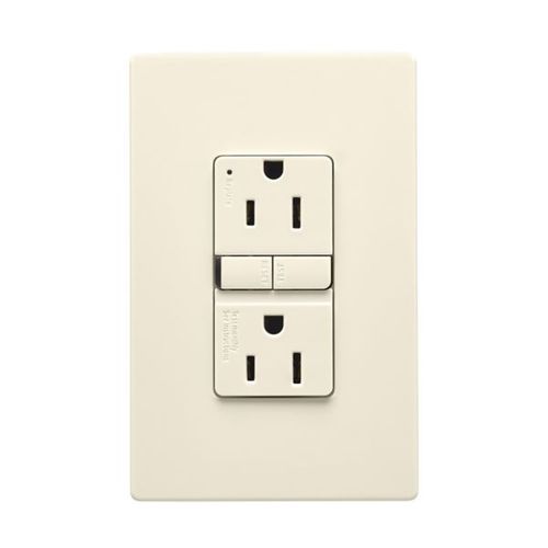 Main product image of Self-Test Gfci, 15A, 125V, Light Almond, Slim Design, GF15LA