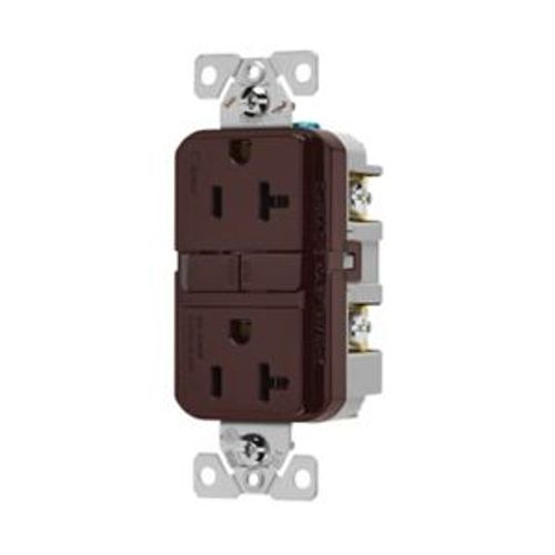 Main product image of Self-Test Gfci, 20A, 125V, Brown, Slim Design, GF20B