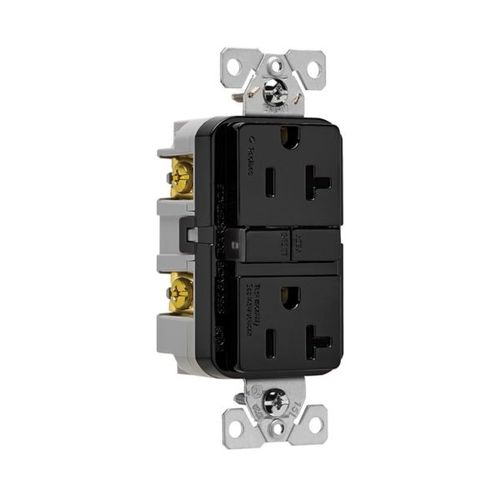 Main product image of Self-Test Gfci, 20A, 125V, Black, Slim Design, GF20BK