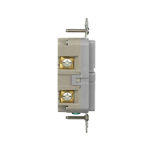 Main product image of Self-Test Gfci, 20A, 125V, Gray, Slim Design, GF20GY
