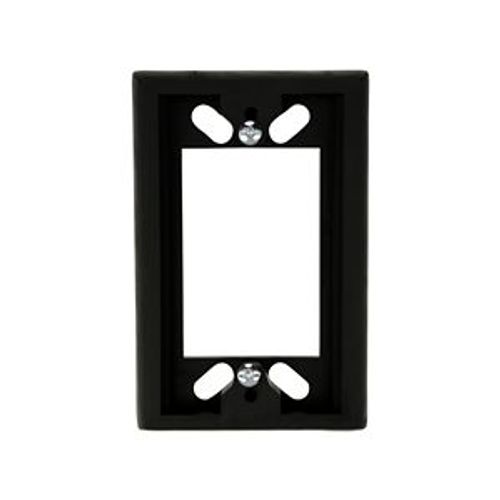 Main product image of Gfci Extension Ring, 7/8 Inch Spacer, 15A, Led Accent Light, 120 Vac, Black, Single-Pole, GFER-BLK