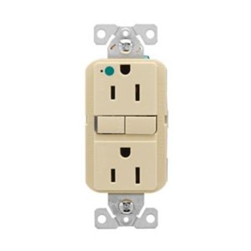 Main product image of Hg Gfci, 15A, 125V, Ivory, Slim, GFH15V
