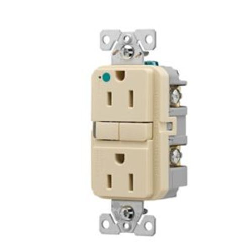 Main product image of Hg Gfci, 15A, 125V, Ivory, Slim, GFH15V