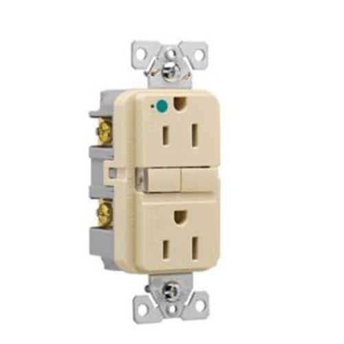 Main product image of Hg Gfci, 15A, 125V, Ivory, Slim, GFH15V