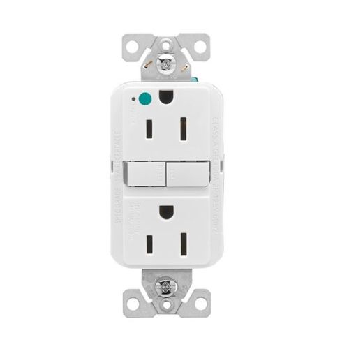Main product image of Hg Gfci, 15A, 125V, White, Slim, GFH15W