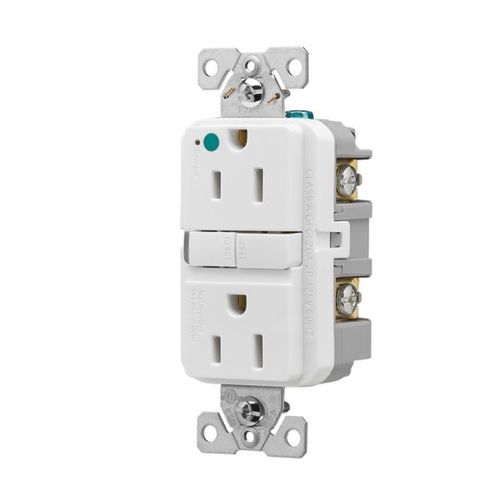 Main product image of Hg Gfci, 15A, 125V, White, Slim, GFH15W