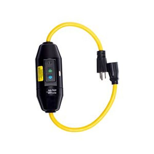Main product image of Portable Gfci, 15A, #12 Awg, 2' Cord Length, 5-15, Straight Blade Plug Type, Auto Reset, 120V, GFI11A155