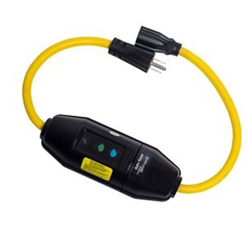 Main product image of Portable Gfci, 15A, #12 Awg, 2' Cord Length, 5-15, Straight Blade Plug Type, Auto Reset, 120V, GFI11A155