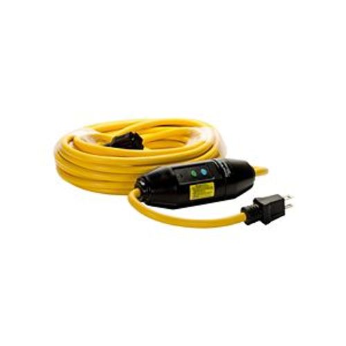 Main product image of Portable Gfci, 15A, #12 Awg, 50' (15.24M) Cord Length, 5-15, 3R, Single Tap Plug, 120V 669408, GFI11M633