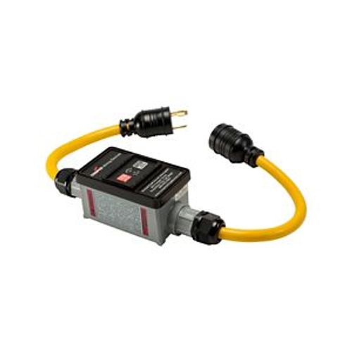 Main product image of Portable Gfci, 30A, #10 Awg, 2' Cord Length, L5-30, Molded, Locking Plug, Auto Reset, 120V, GFI13A144