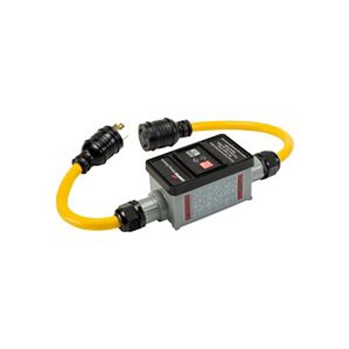 Main product image of Portable Gfci, 30A, #10 Awg, 2' Cord Length, L5-30, Molded, Locking Plug, 120V, 4X 669811, GFI13M144