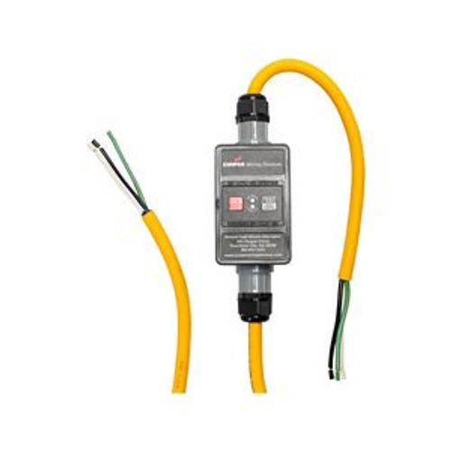 Main product image of Portable Gfci, 30A, #10 Awg, 2' Cord Length, Flying Leads Plug Type, 208V, 4X 670275, GFI93M1NN
