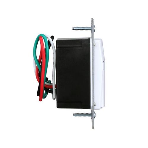 Main product image of Humidity Sensor And Fan Control, 15A, Flush Mount, 120V, 1/4Hp, Single Pole, White, HDFS3P1-W-L