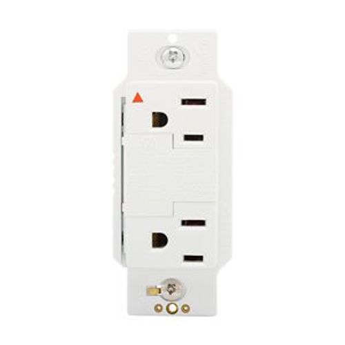 Main product image of Surgebloc Protection Receptacle, Stand 6" #12 Awg Leads, 15A, 340J, White Straight Blade, IG1208W