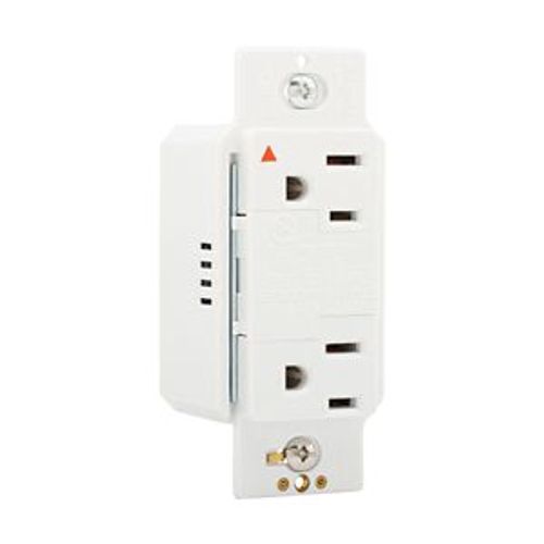 Main product image of Surgebloc Protection Receptacle, Stand 6" #12 Awg Leads, 15A, 340J, White Straight Blade, IG1208W