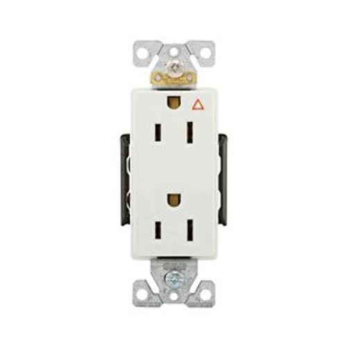 Main product image of Arrow Hart Industrial Duplex Receptacle, #14-10 Awg 15A 125V, Duplex, IG6262W