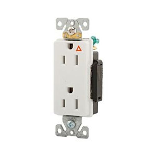 Main product image of Arrow Hart Industrial Duplex Receptacle, #14-10 Awg 20A 125V, Ivory, 5-20R, Duplex, IG6362V