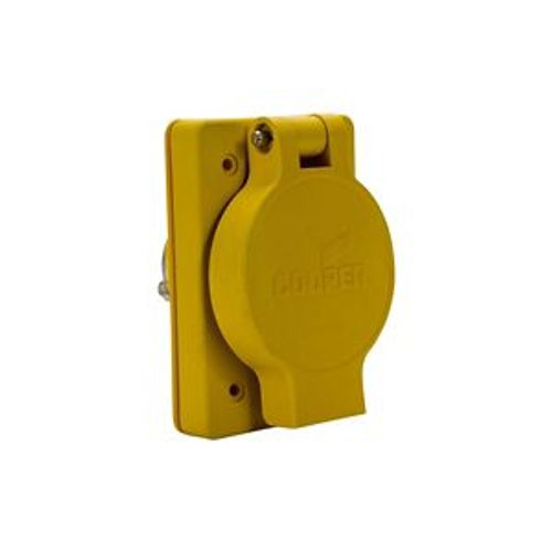 Main product image of Arrow Hart Watertight Locking Receptacle, #14-8 Awg 20A, 125/250V, Black, L10-20, 3-Pole, 3-Wire, L1020RWBK
