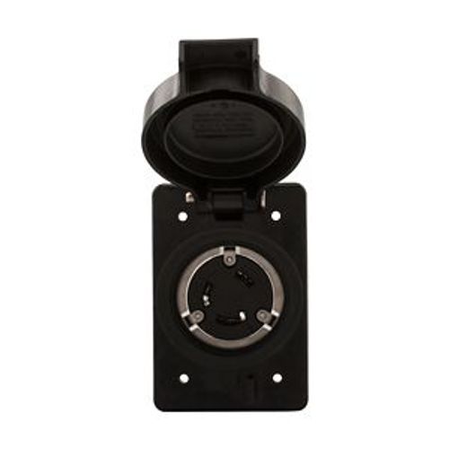 Main product image of Arrow Hart Watertight Locking Receptacle, #14-8 Awg, 30A, 125/250V, L10-30, 3-Pole, 3-Wire, L1030RW