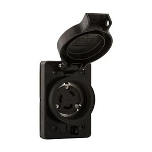 Main product image of Arrow Hart Watertight Locking Receptacle, #14-8 Awg, 30A, 125/250V, L10-30, 3-Pole, 3-Wire, L1030RW