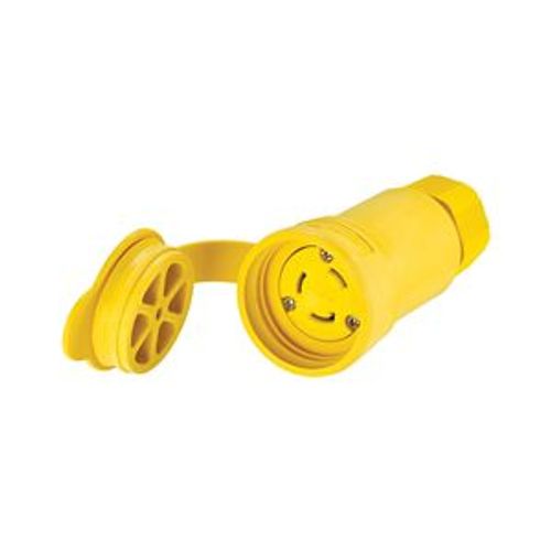 Main product image of Arrow Hart Watertight Locking Connector, #18-10 Awg 30A, 250V, Steel, L11-30, 3-Pole, 3-Wire, L1130CW