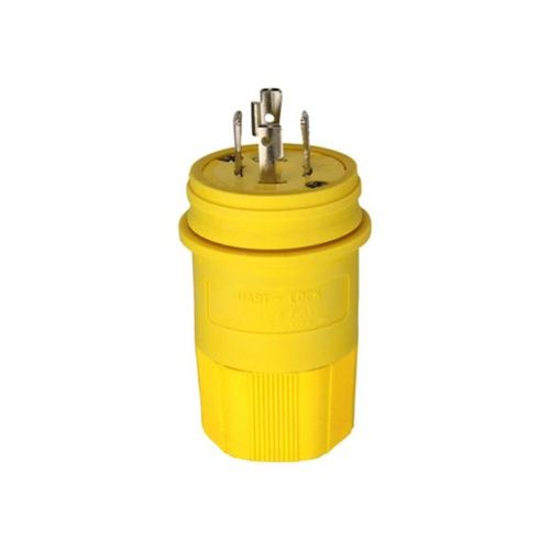 Main product image of Arrow Hart Watertight Locking Plug, #18-10 Awg 20A, 125/250V, Steel, L14-20 3-Pole 4-Wire, L1420PW