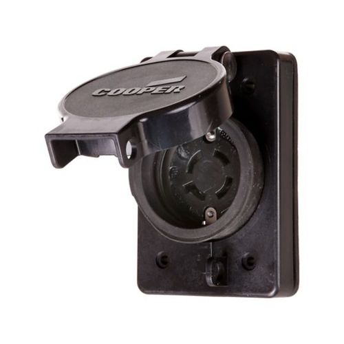 Main product image of Arrow Hart Watertight Locking Receptacle, #14-8 Awg, 20A, 125/250V, Yellow, L14-20 3-Pole 4-Wire, L1420RW