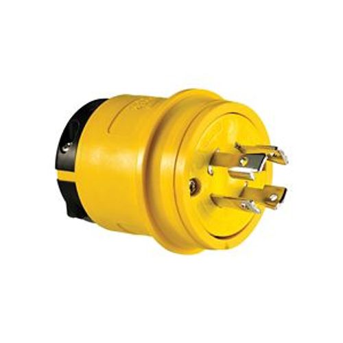 Main product image of Severe Duty Locking Plug, #18-10 Awg, 30A, 250V, Severe Duty, L15-30 3-Pole 4-Wire 0.63 To 1.16", L1530PY