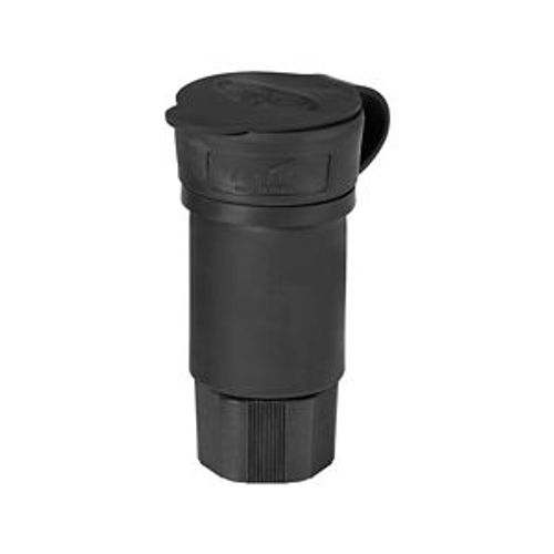 Main product image of Arrow Hart Watertight Locking Connector, #18-10 Awg 30A, 600V, Black, L17-30 3-Pole 4-Wire, L1730CWBK