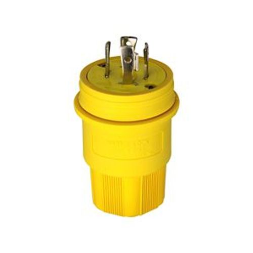Main product image of Arrow Hart Watertight Locking Plug, #18-10 Awg 30A, 600V, Steel, L17-30 3-Pole 4-Wire, L1730PW