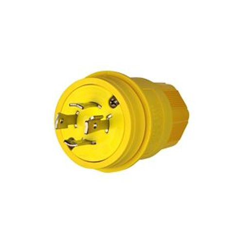 Main product image of Arrow Hart Watertight Locking Plug, #18-10 Awg 30A, 600V, Steel, L17-30 3-Pole 4-Wire, L1730PW