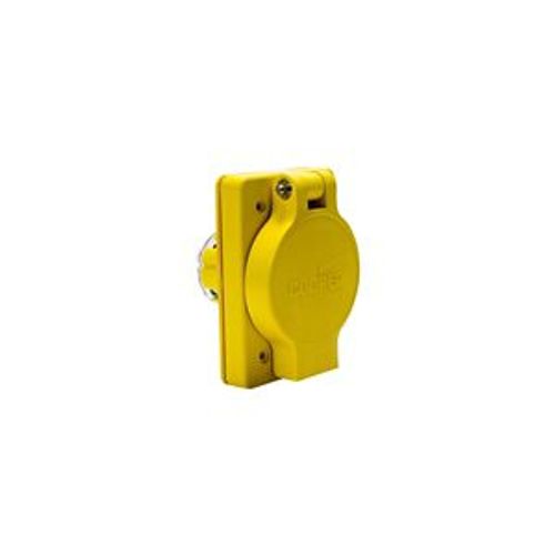 Main product image of Arrow Hart Watertight Locking Receptacle, #14-8 Awg, 30A, 600V, Black, L17-30 3-Pole 4-Wire, L1730RWBK