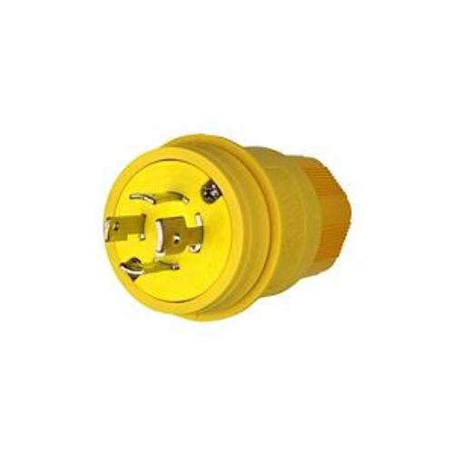 Main product image of Arrow Hart Watertight Locking Plug, #18-10 Awg 30A, 120/208V, Black, Steel, L18-30 3-Pole 4-Wire, L1830PWBK