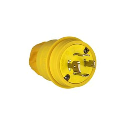 Main product image of Arrow Hart Watertight Locking Plug, #18-10 Awg 30A, 120/208V, Black, Steel, L18-30 3-Pole 4-Wire, L1830PWBK